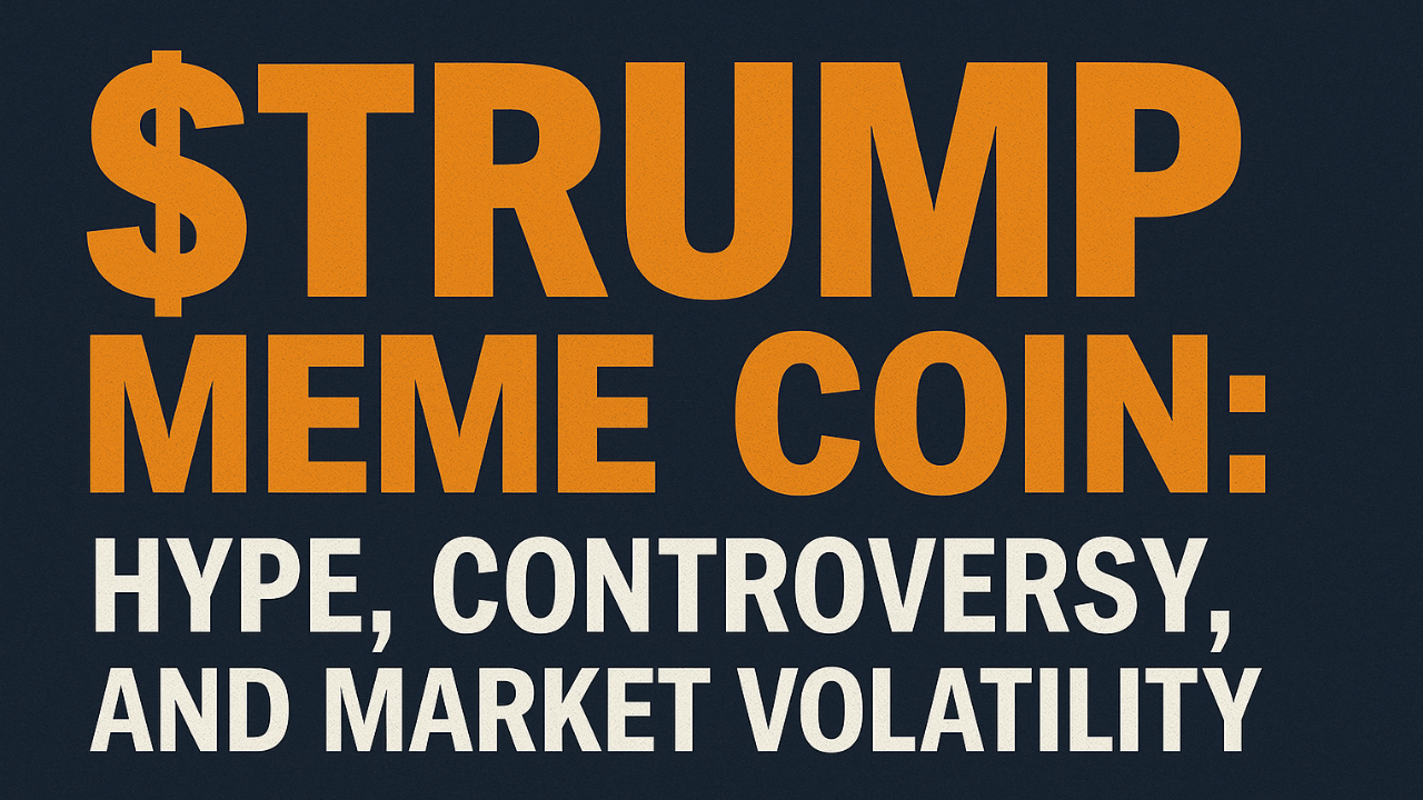 $TRUMP Meme Coin: Hype, Controversy, and Volatility Shake Crypto Market
