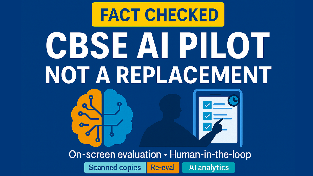 CBSE’s AI Move Explained: Pilot Projects, Human Oversight—Not a Blanket Replacement