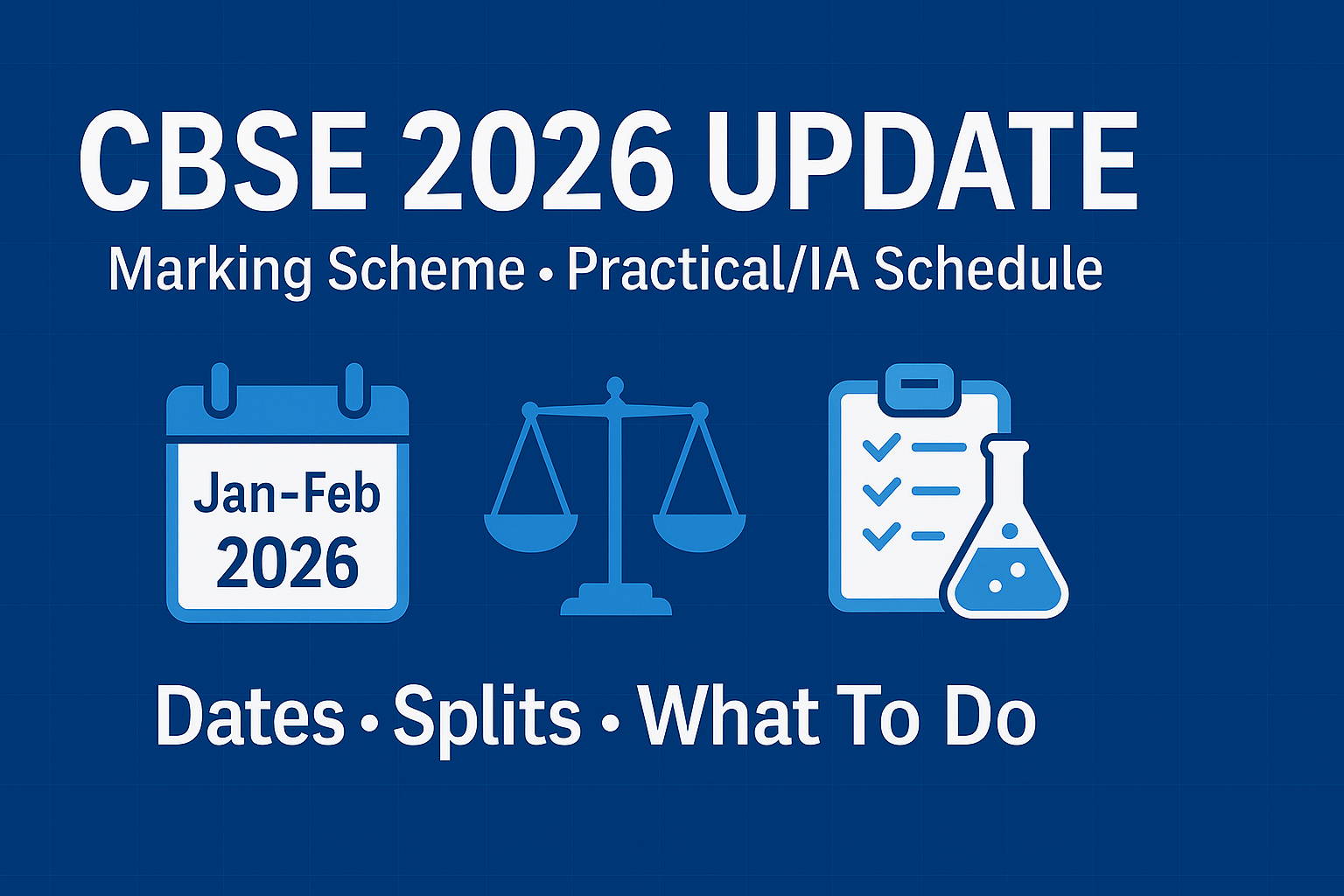 CBSE 2026 Update: Marking Scheme & Jan–Feb Practical/IA Schedule Explained (Classes 10 & 12)